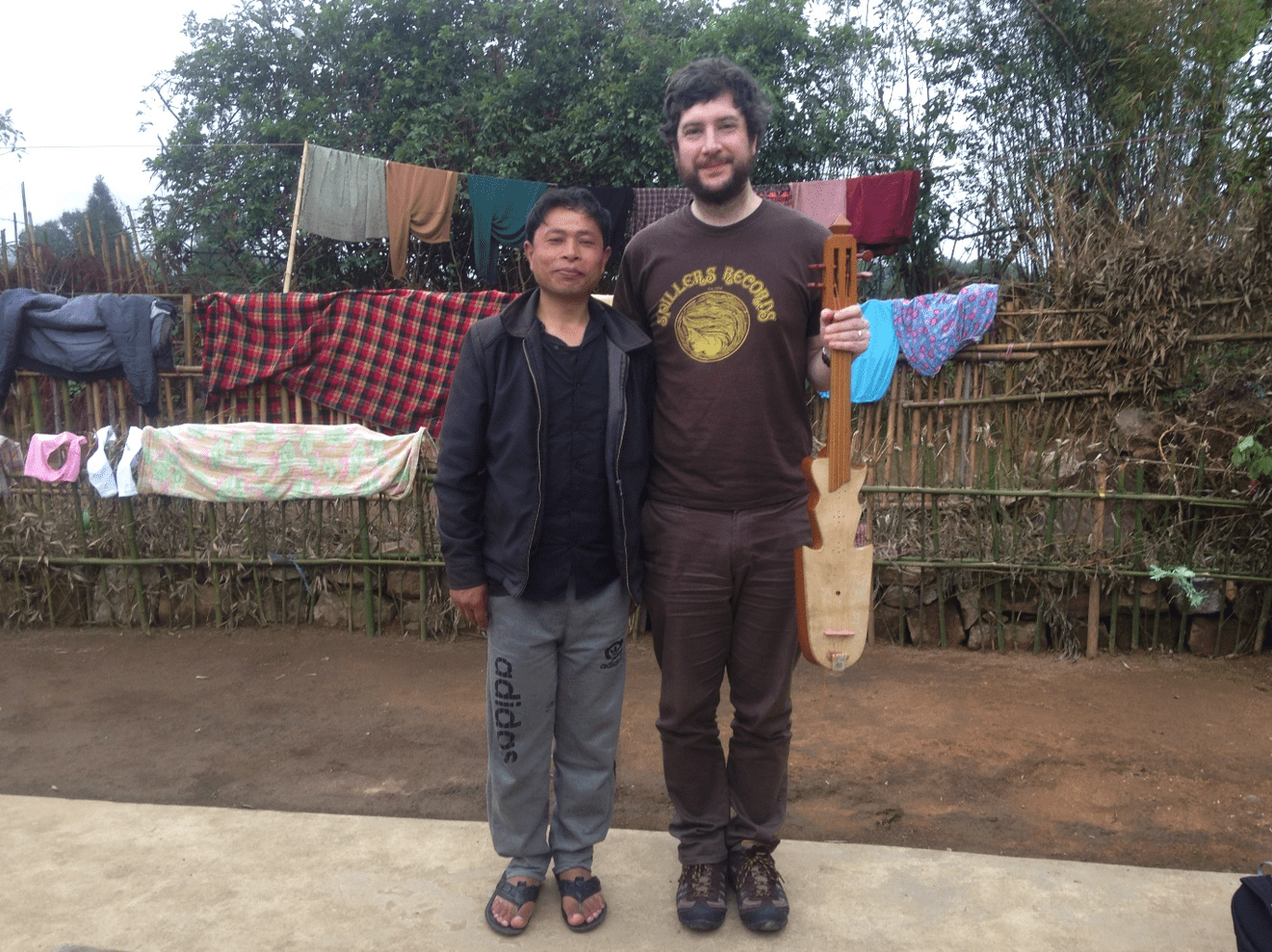 With Risingbor Kurkalang in Laitkyrhong April 2018